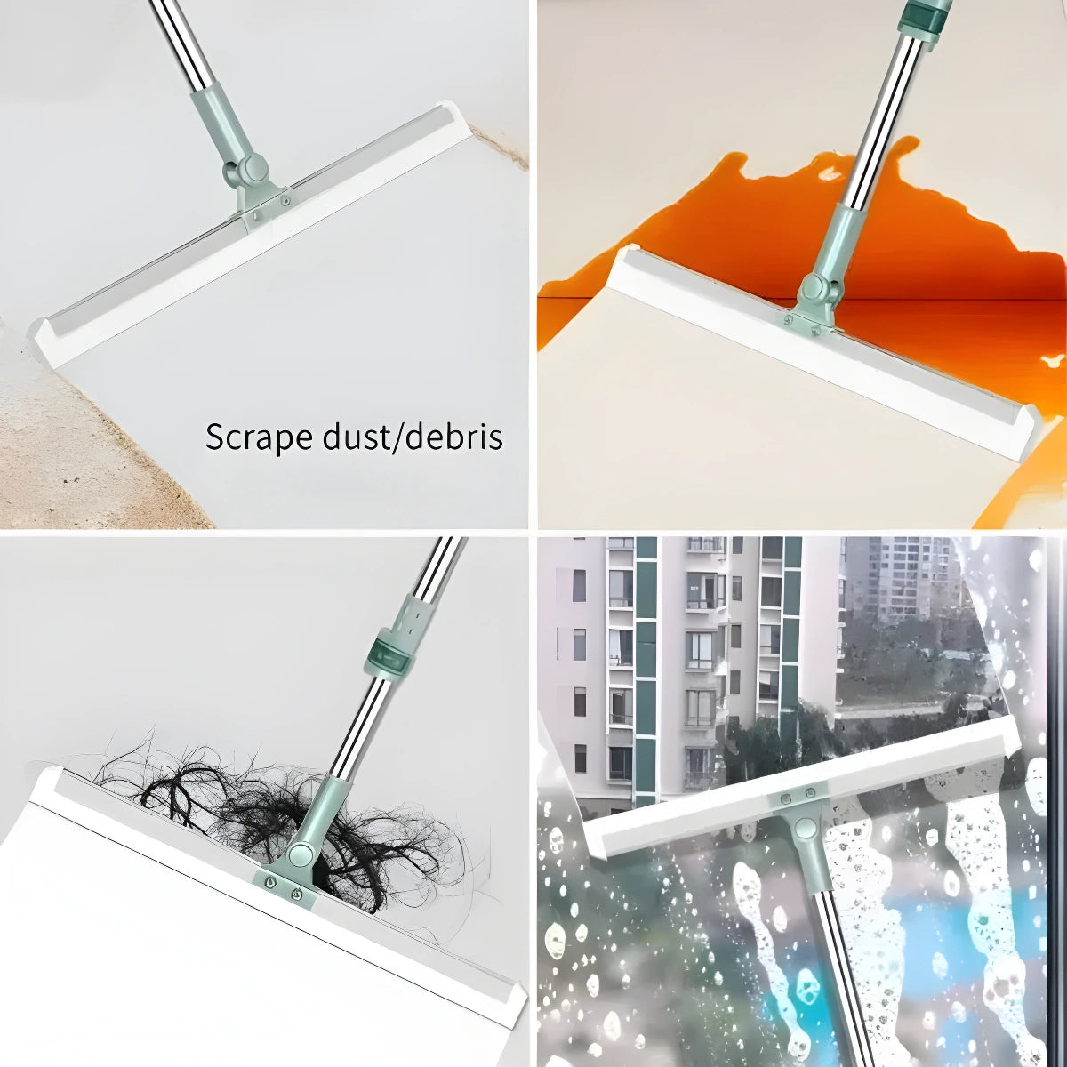WipeX™ - 180° Rotating Silicone Wiper for Floor & Glass