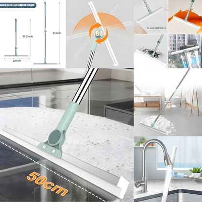WipeX™ - 180° Rotating Silicone Wiper for Floor & Glass